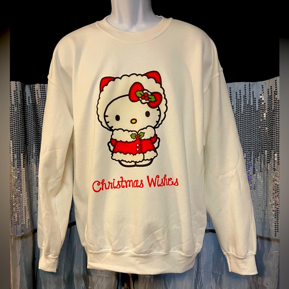 Hello Kitty sweater ๐Christmas sweatshirt โค๏ธ - Picture 1 of 6